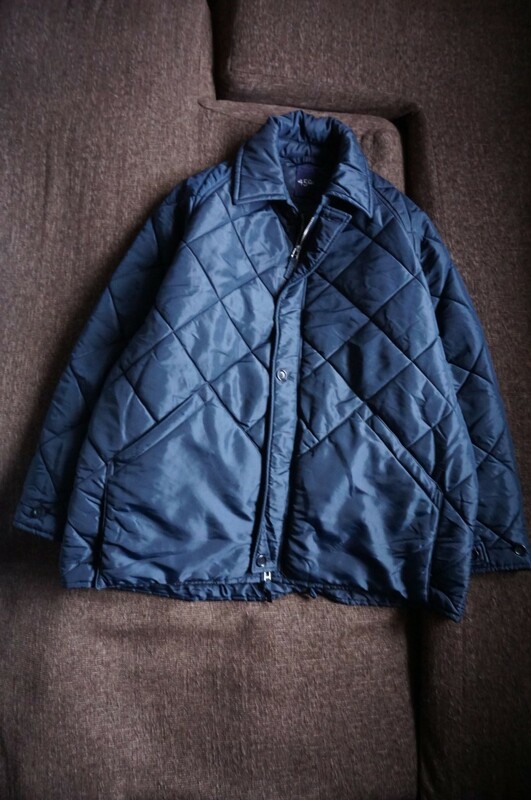 ★20年購入×ぷっくりレトロな佇まい◎バックポケットも可愛い中綿ナイロン キルティング ブルゾン★45rpm 45R メンズ ジャケット コート