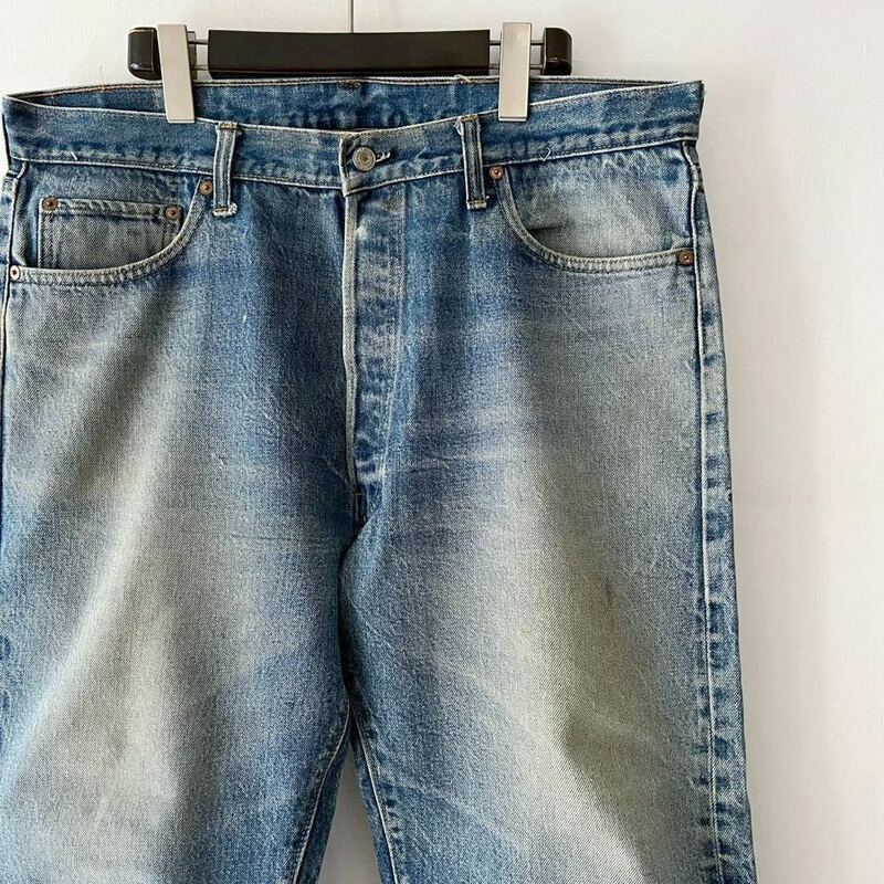 70s Levi's 501 66 後期 デニムパンツ W37 USA製 ビンテージ 70年代 リーバイス 赤耳 レッドライン REDLINE ジーンズ ジーパン オリジナル