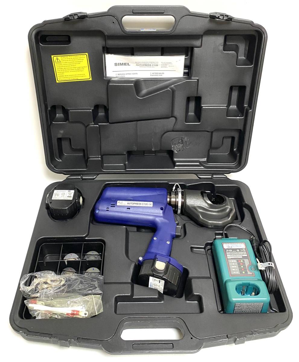 ★良品★TE / Tyco Electronics 油圧式圧着工具 AUTOPRESS C120 オートプレス C120 タイコエレクトロニクス 油圧圧着工具 電動工具 I231219