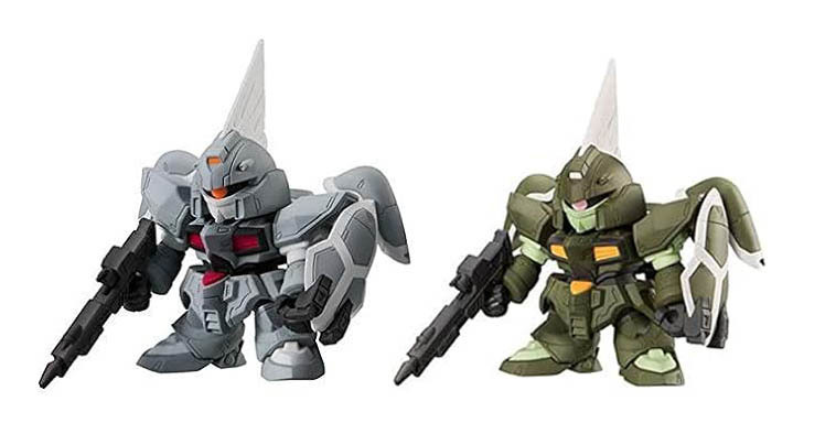 f ガンダム ガシャポン戦士f フォルテ #08 ゲイツ 指揮官機 2種 ガチャ 可動フィギュア