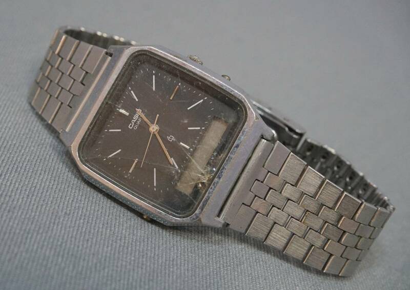 CASIO カシオ デジアナ メンズ 腕時計 AQ-321 ジャンク品 