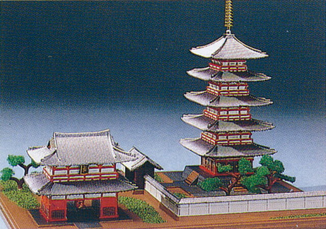 日本の伝統美　浅草寺五重塔　JD-11　プラモデル　送料無料