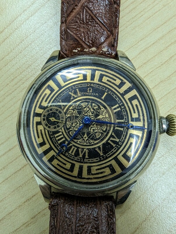 超激レア品 OMEGA オメガ アンティーク 腕時計 手巻き メンズ 1920年代製 ヴィンテージ 50mm ビッグフェイス スモセコ 大手買取店で鑑定済