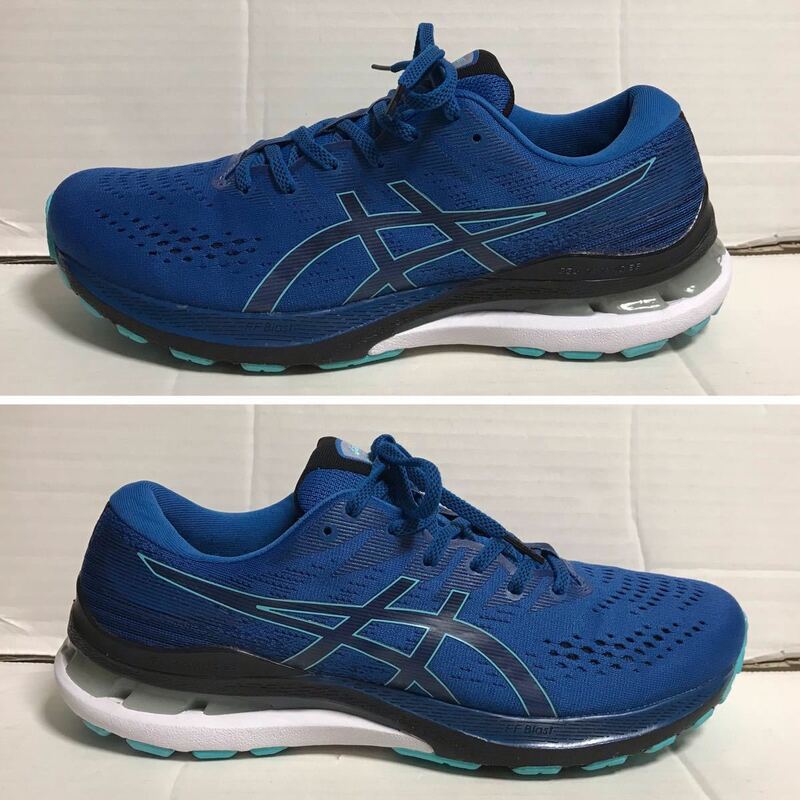 送料無料 asics アシックス GEL KAYANO 28 ゲル カヤノ シューズ 28.0 ランニング 運動靴 ブルー