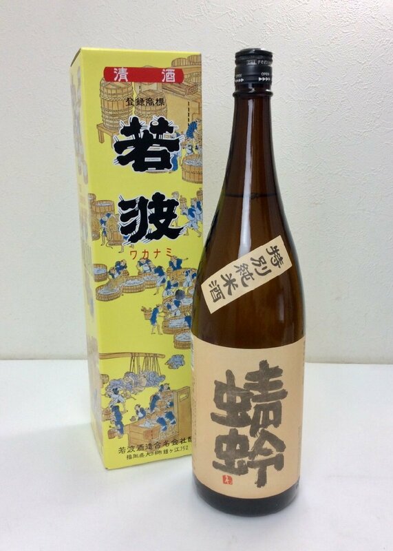【未開栓】若波酒造 特別純米酒 蜻蛉 とんぼ 1800ml 14% 製造年月：2023年06月 K1218