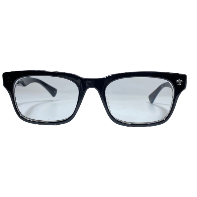 Chrome Hearts クロムハーツ GITTIN ANY?-A 52□19-145 眼鏡 メガネ アイウェア アジアンフィット ブラック 度有り