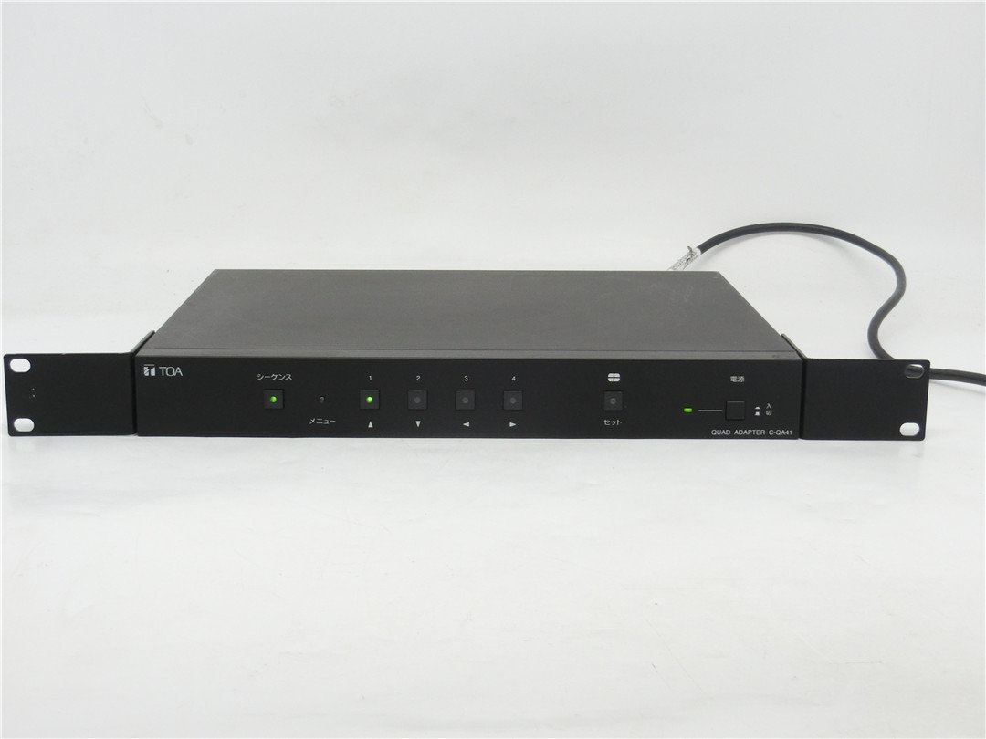中古　TOA C-QA41 4分割ユニット 　 通電のみ確認済み　　ジャンク　送料無料