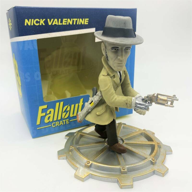 即決価格 Fallout Crate Nick Valentine フィギュア Fallout4 ニック・バレンタイン Loot Crate限定 フォールアウト Bethesda