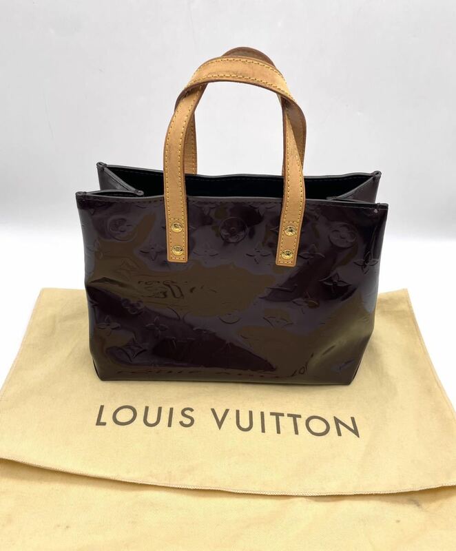 ルイヴィトン LOUIS VUITTON トートバッグ ヴェルニ リードPM アマラント