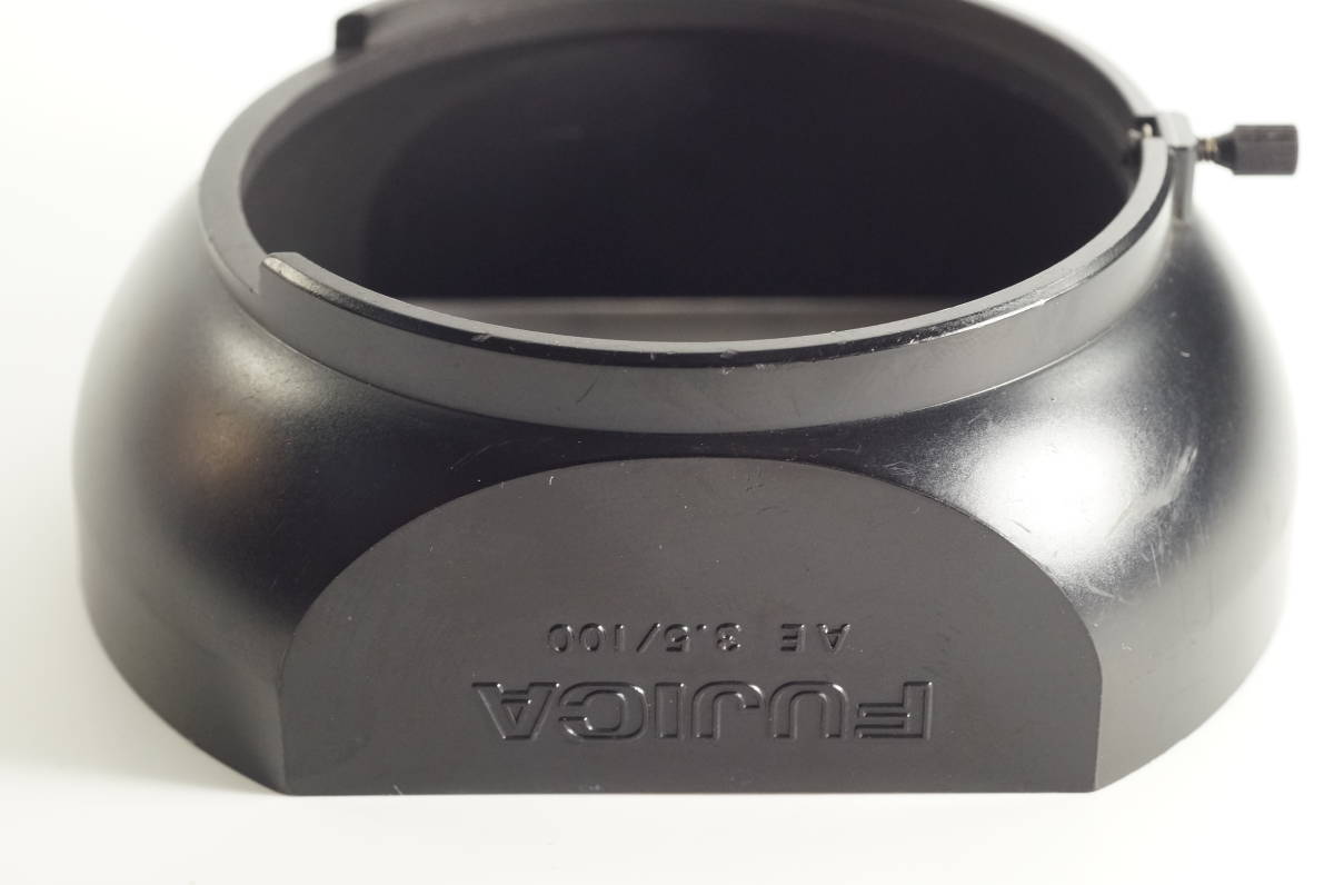 影DG【並品】FUJICA AE 3.5／100 G／GL／GM、AE100mmF3.5用 内径80.5mm カブセ式 フジカ レンズフード