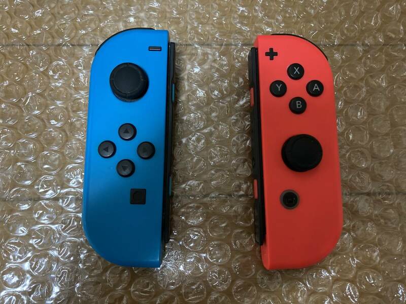 即決! ニンテンドー スイッチ Nintendo Switch ジョイコン JOY-CON ネオンブルー ネオンレッド (L)/(R) 左 右 セット 1