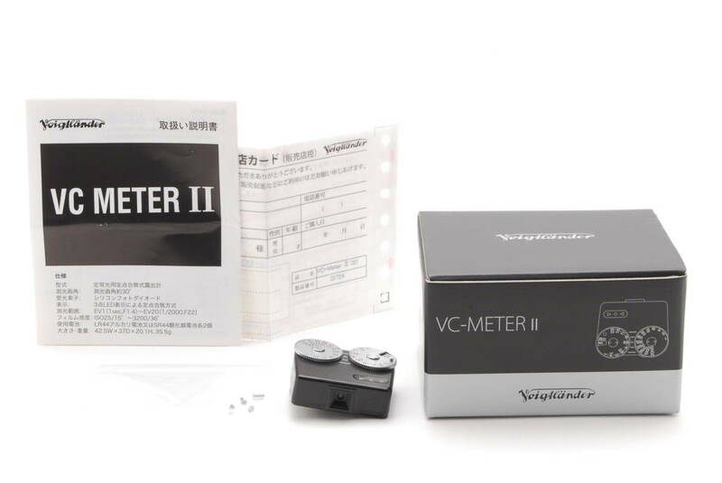 Voigtlander フォクトレンダー VC METER II Black ブラック VCメーター2 #4687