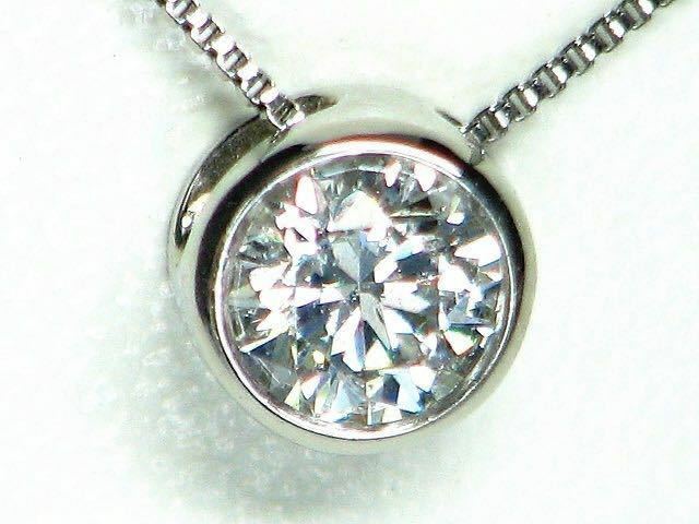 【宝石屋本舗】0.20ct　ハート＆キューピッド天然ダイヤモンド　PT900ネックレス（ミニ鑑別カード付）