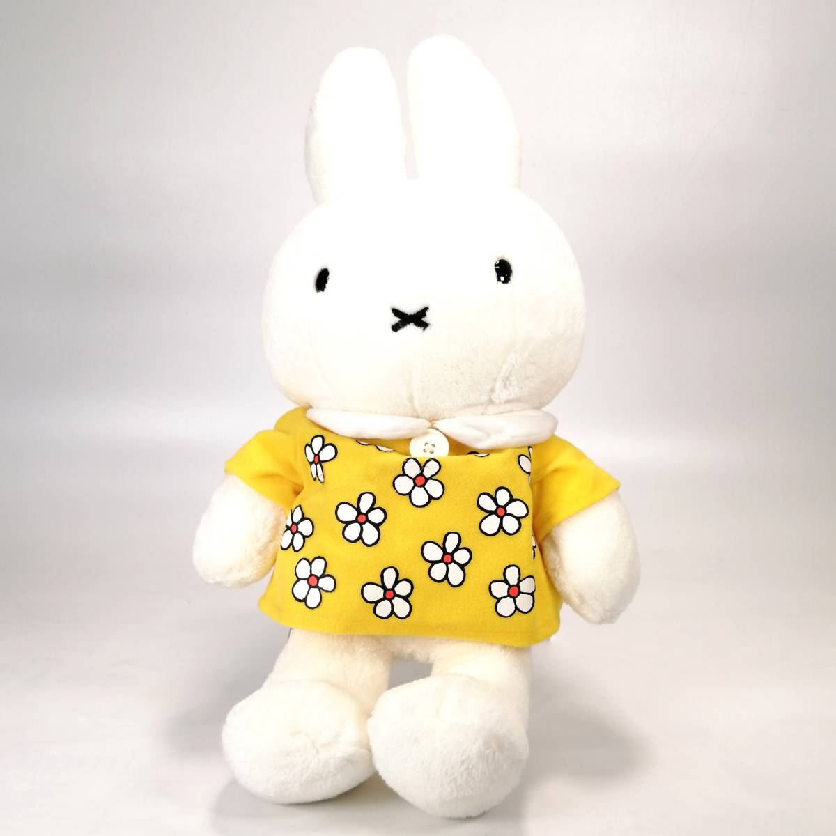 miffy 黄色 花柄 ワンピース ぬいぐるみ 全長46㎝ ミッフィー セキグチ Dick Bruna