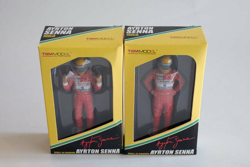 TSMモデル 1/18 A.アイルトン・セナ タイプ　ⅠⅡ　セット　Ayrton Senna　フィギュア