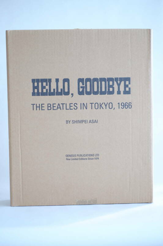 【未使用】浅井慎平 HELLO GOODBYE The Beatles in Tokyo 1966　ザ・ビートルズ　世界限定1616　輸送函