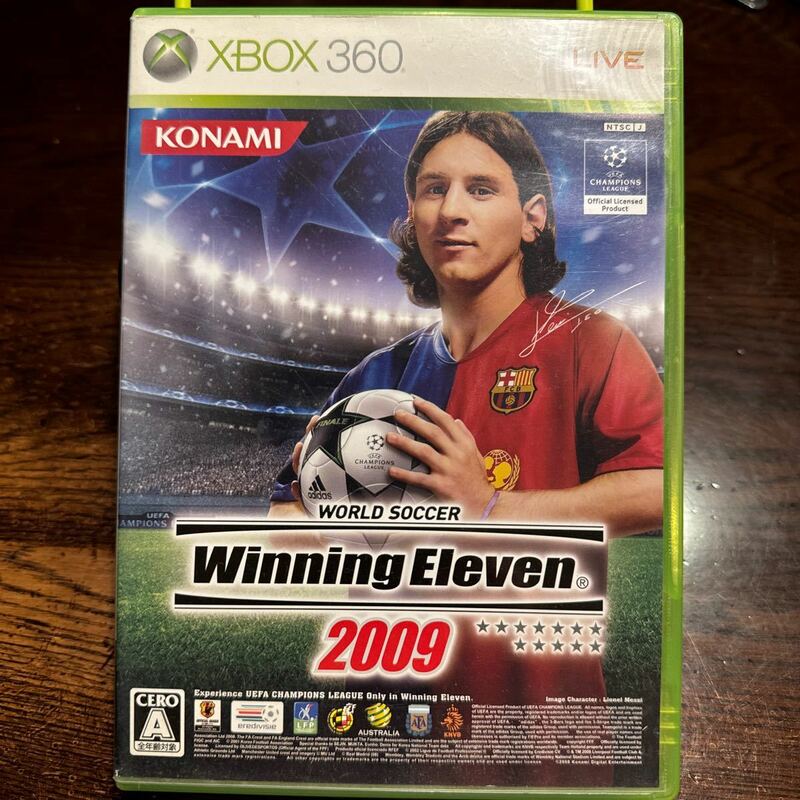 中古 Microsoft XBOX360 ワールドサッカーウイニングイレブン2009 送料別途 ゆうパケット310円