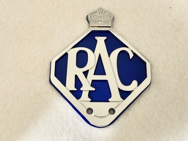 RAC グリル バッジ カー バッチ ダイヤ型 1940 ミニ ジャガー 英国製