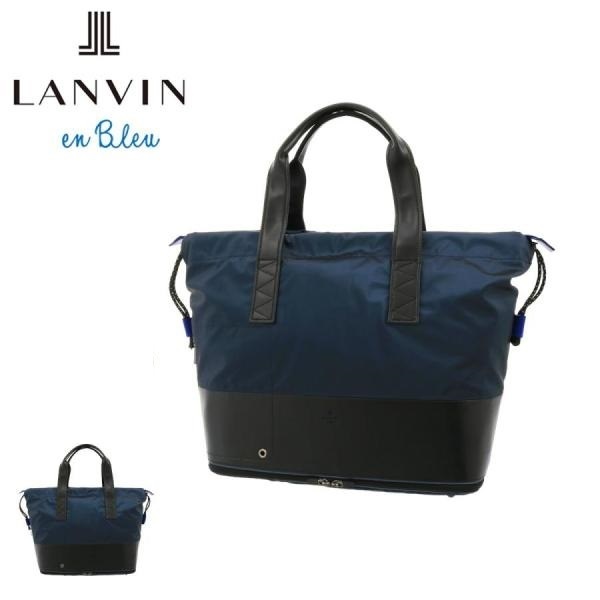 LANVIN en Bleu ランバンオンブルー 定価2,7万 トートバッグ 多収納　多機能 ネイビー ※他にも出品中です♪ LA15021