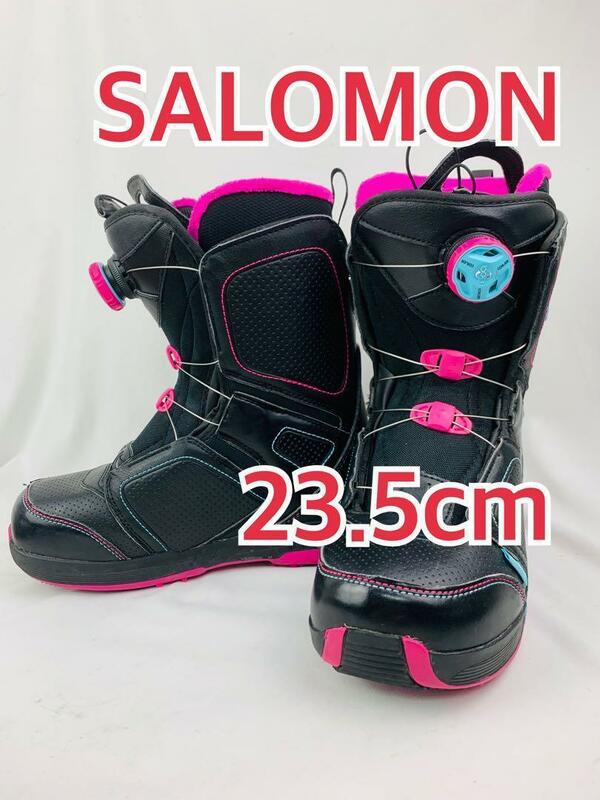 SALOMON スノーボードブーツ　スノボ　靴　ブーツ　23.5cm レディース ＃538630