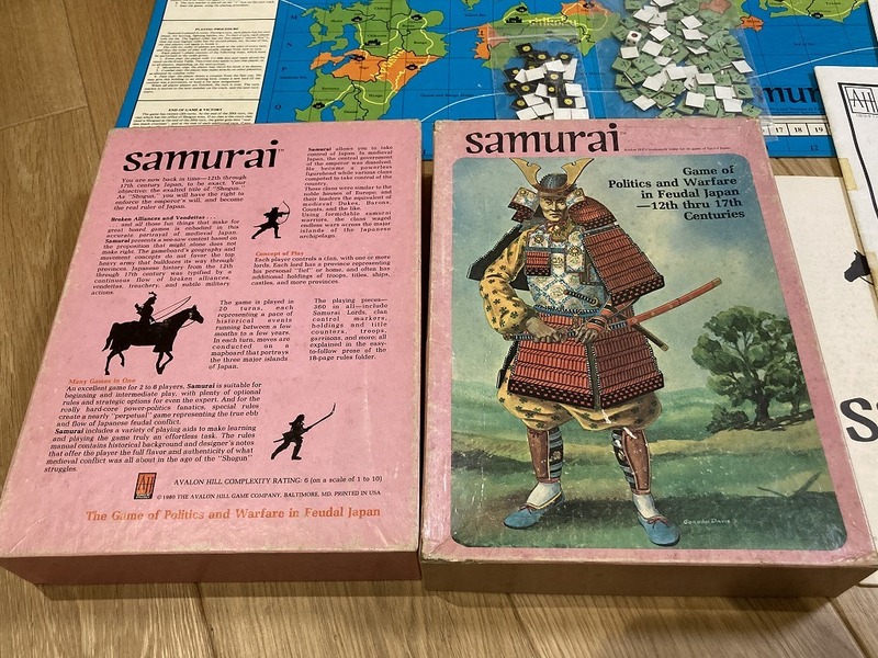 ★ウォーゲーム 日本武将の闘い samurai AH アバロンヒル 日本語訳付 A