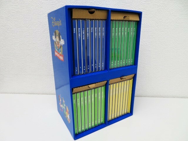 [A031] ワールド オブ イングリッシュ ディズニー Basic ABCs＋、Story 英語教材 CD 計35枚セット(うち25枚は未開封) Disney 子供英語