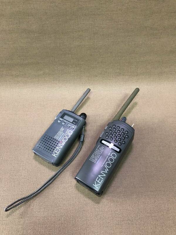 動作未確認現状品☆特定省電力トランシーバー☆2種セット☆KENWOOD/ケンウッド☆UBL-L5・UBK-7C