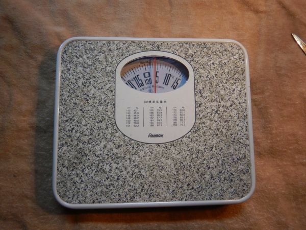 RAINBOW タニタ　体重計　BMI 標準体重表　121501 28X24H5CM MODEL 1528N TANITA