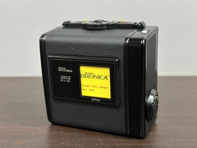 ZENZA BRONICA ゼンザブロニカ SQ 6×4.5 220J フィルムバック ホルダー マガジン 現状品