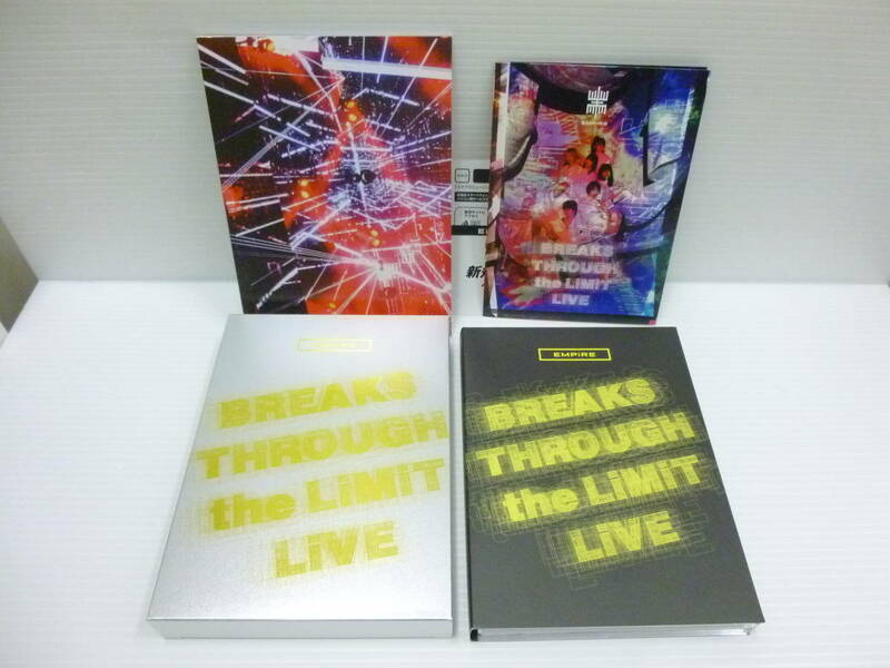 60741◆EMPiRE/エンパイア BREAKS THROUGH the LiMiT LiVE BD/Blu-ray Disc フォトブック 元ケース有◆