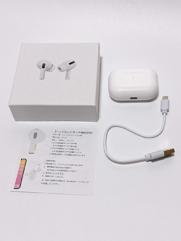 [YON-A61227088] イヤホン ワイヤレスイヤホン Bluetooth5.3 x73 互換製品 iPhone 日本語説明書 充電ケーブル ホワイト