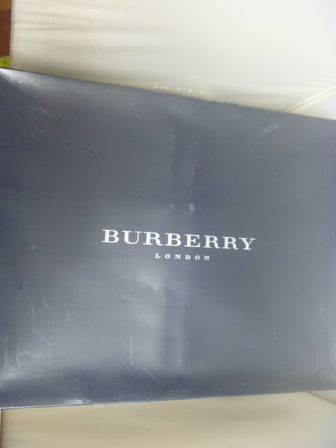 BURBERRY バーバリー シール織 綿毛布 2枚入り 140×200cm 綿100% 西川産業 未使用