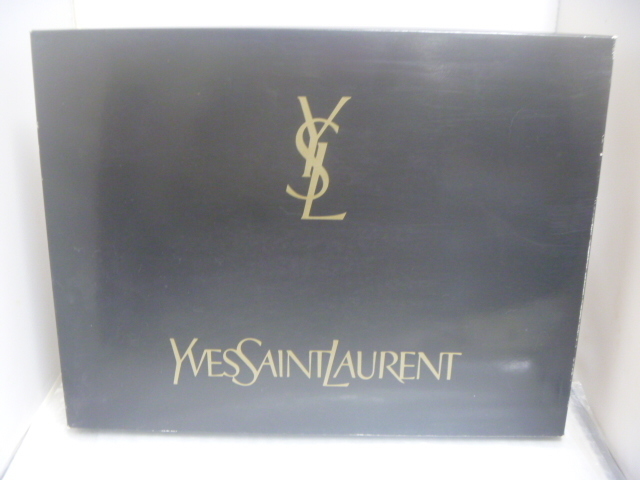 YVES SAINT LAURENT イブサンローラン イヴサンローラン 綿毛布 140×200cm 長期保管品 3621-8250