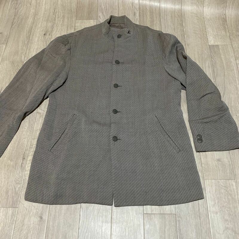 送料無料 古着【MEN'S TENORAS 詰襟ジャケット】 Lサイズ　日本製 色はグレーです。