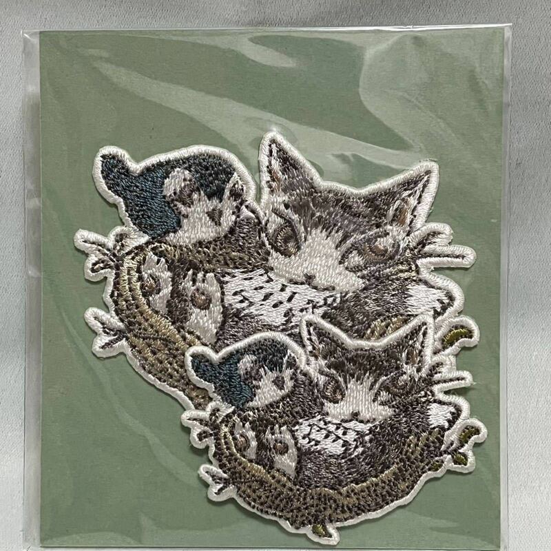 わちふぃーるど ダヤン BABY'04 アイロンワッペン 「A」Wachifield DAYAN 猫 刺繍ワッペン 未使用品