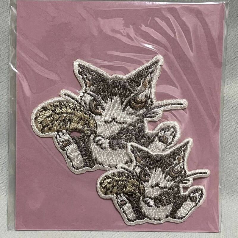 わちふぃーるど ダヤン BABY'04 アイロンワッペン 「C」Wachifield DAYAN 猫 刺繍ワッペン 未使用品