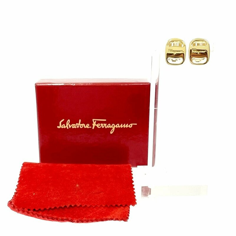 【箱付き】 Salvatore Ferragamo サルヴァトーレフェラガモ GP ヴァラ イヤリング レディース ゴールド 225238 イヤリング