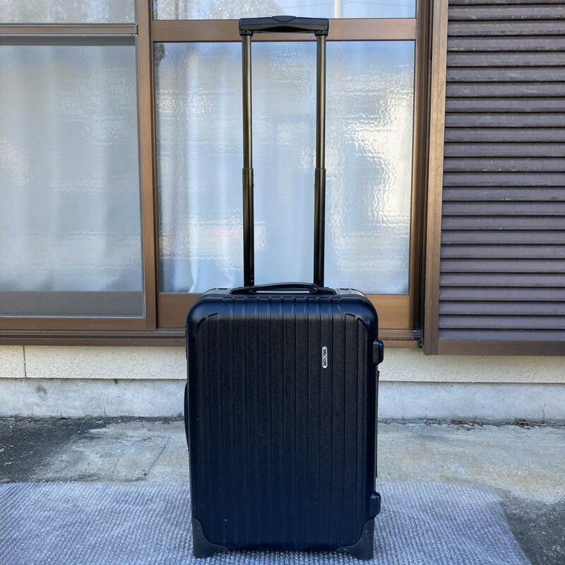 【リモワ】本物 RIMOWA スーツケース SALSA サルサ 2輪 TSAロック キャリーケース 851 52 10 黒色系 トラベルバッグ 旅行かばん メンズ