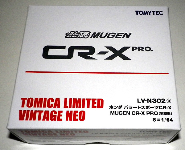 新品 定形外送料込 ホンダ バラードスポーツCR-X MUGEN CR-X PRO（白） 前期型 LV-N302a 1/64 トミカリミテッドヴィンテージNEO