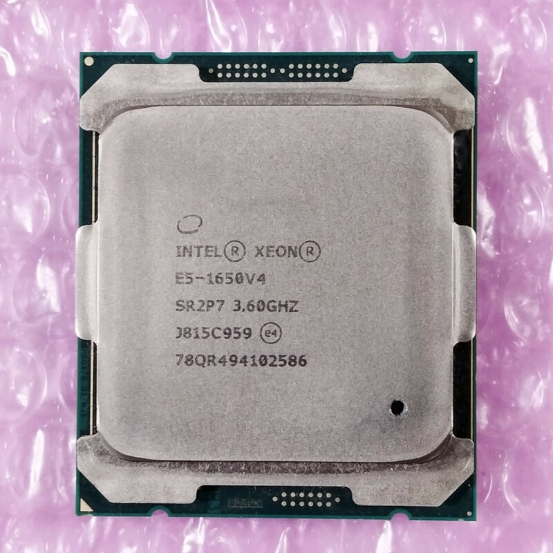 【動作確認済み】Xeon E5-1650 V4 SR2P7 3.60GHz Intel CPU (Broadwell世代) LGA2011-3