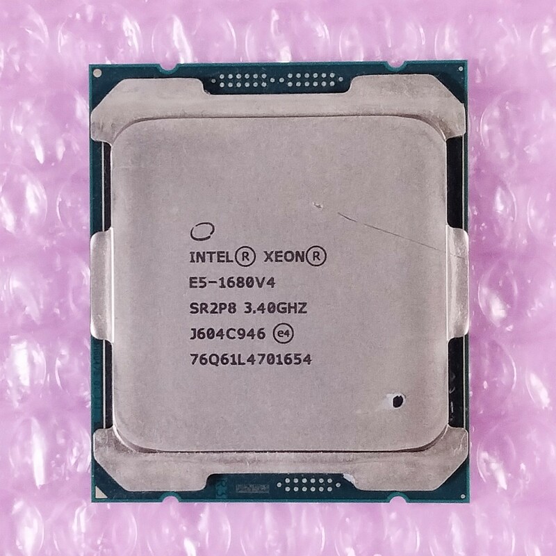 【動作確認済み】Xeon E5-1680 V4 SR2P8 3.40GHz Intel CPU (Broadwell世代) LGA2011-3