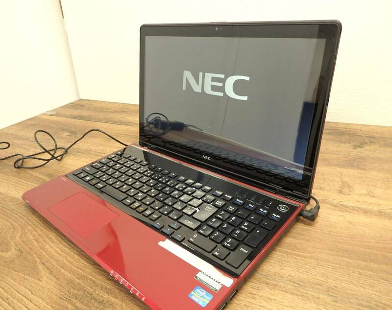 通電OK NEC/エヌイーシー ノートパソコン LaVie LS550MSR-Y Win 8/Core i5/メモリ 4GB/HDD 1TB ジャンク/パーツ取り/現状品 『ZK12』