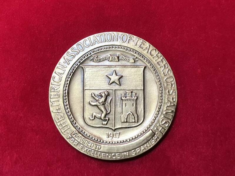 アンティーク アメリカスペイン語教師協会 サンタマリア号 ブロンズ コイン 記念コイン メダル コレクション