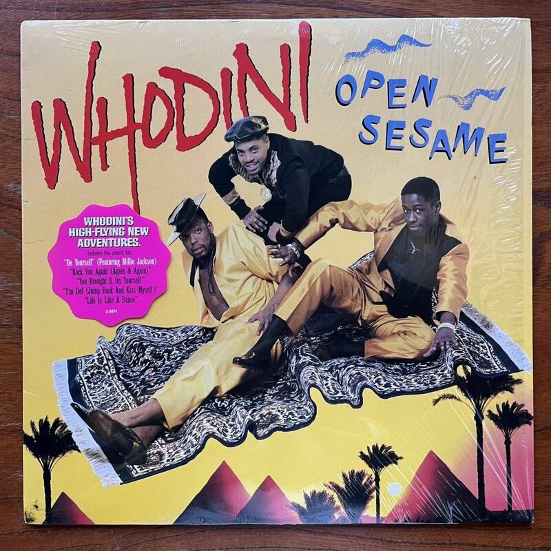 【US初期盤 シュリンク付き！RAP HIP-HOP オールドスクール名盤】WHODINI『OPEN SESAME』フーディーニ/RUN D.M.C./L.L.COOL-J/KURTIS BLOW