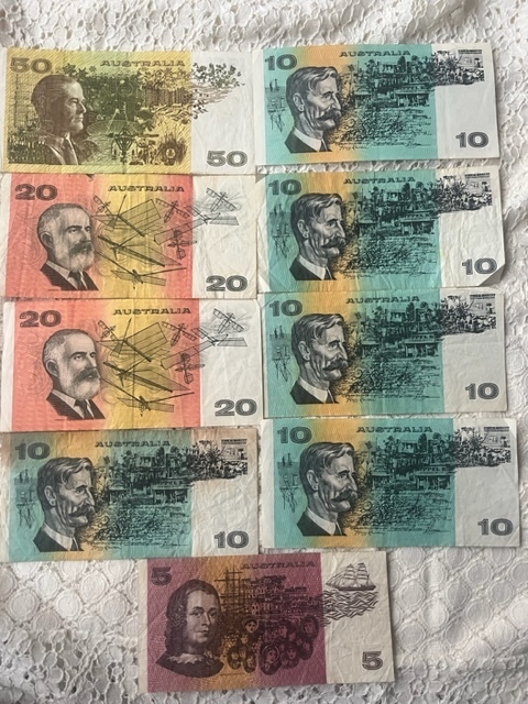 オーストラリア　ドル　紙幣　旧オーストラリアドル　Australia　海外旧紙幣 外国旧紙幣　旧紙幣　１４５ドル