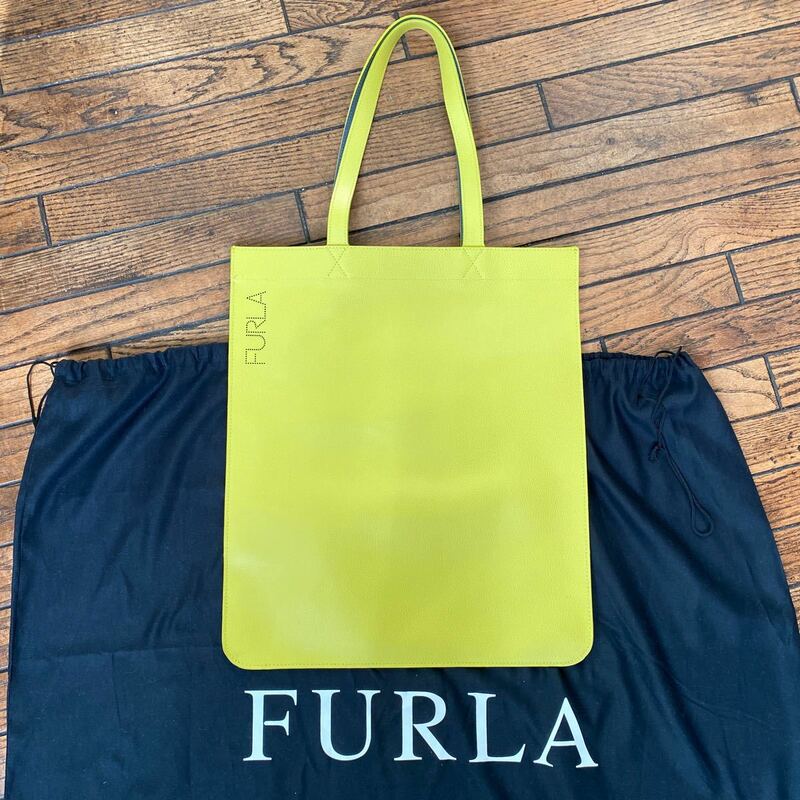 未使用 FURLA MAN フルラ マン オセアノ フラットトートバッグ　