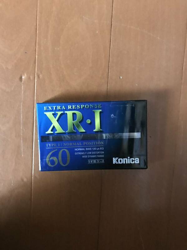 新品 未開封 カセットテープ カセット テープ 60分 XR 1 Konica コニカ ノーマルポジション