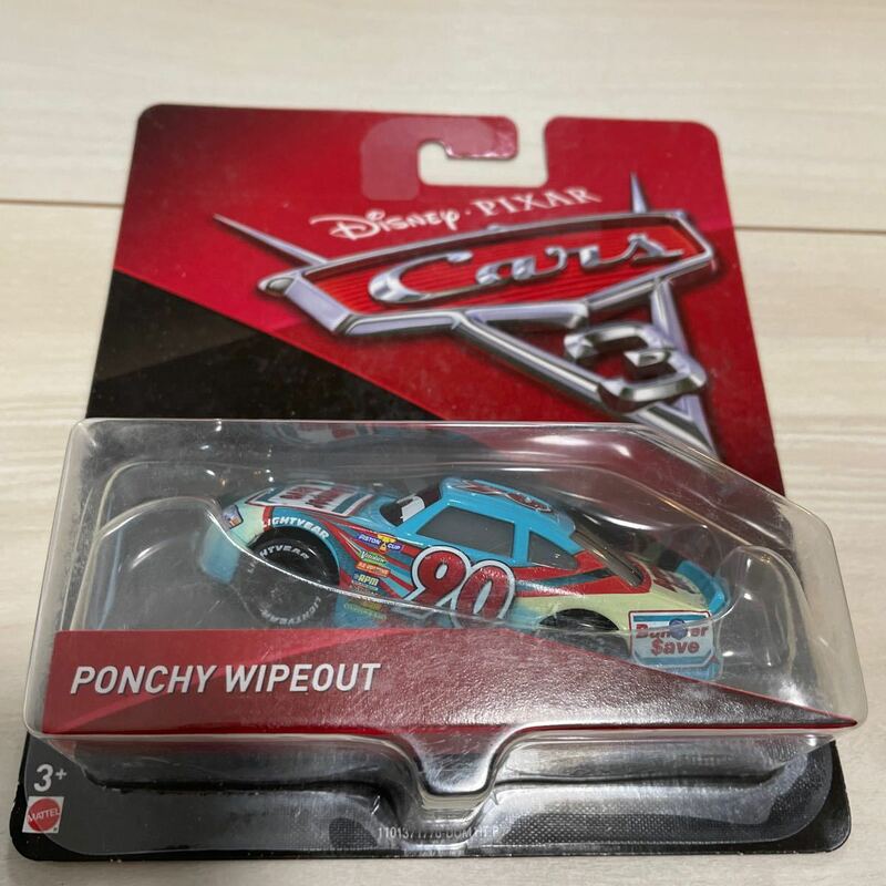 マテル カーズ　BUMPER SAVE バンパー セーブ MATTEL CARS ミニカー キャラクターカー 90 PONCHY WIPEOUT ポンチー ワイプアウト