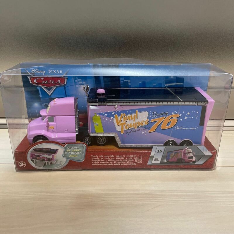 マテル カーズ CARS VINYL TOUPEE ビニール テープ HAULER CARS MATTEL ハウラー ミニカー キャラクターカー 収納 76トレーラー