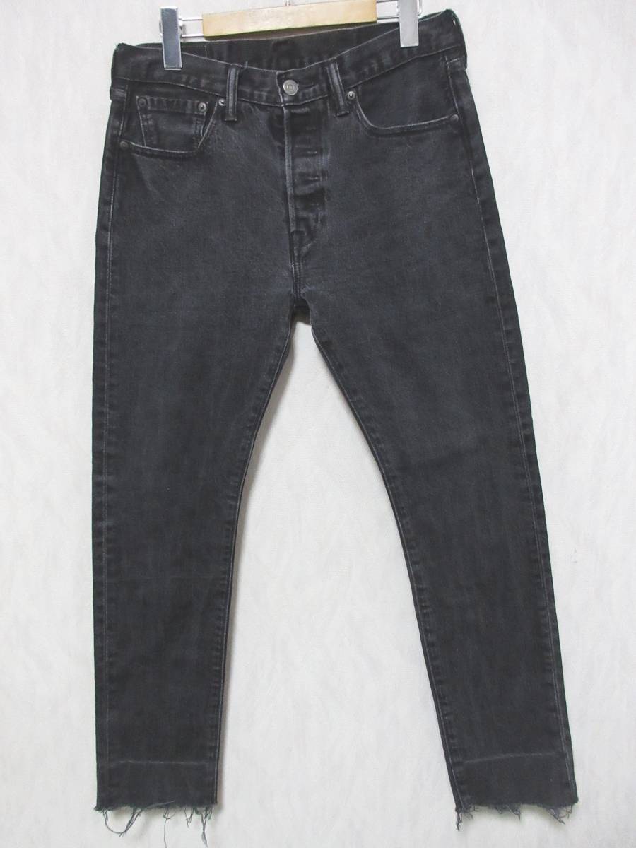 リーバイス Levi's 501S デニムパンツ ジーンズ 黒 ブラック 32 亥4347